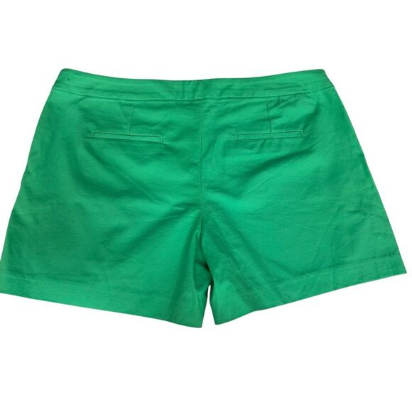Lilly Pulitzer Green Alessi Stretch Short Side Zipper cotton stretch size 12 - Picture 2 of 6